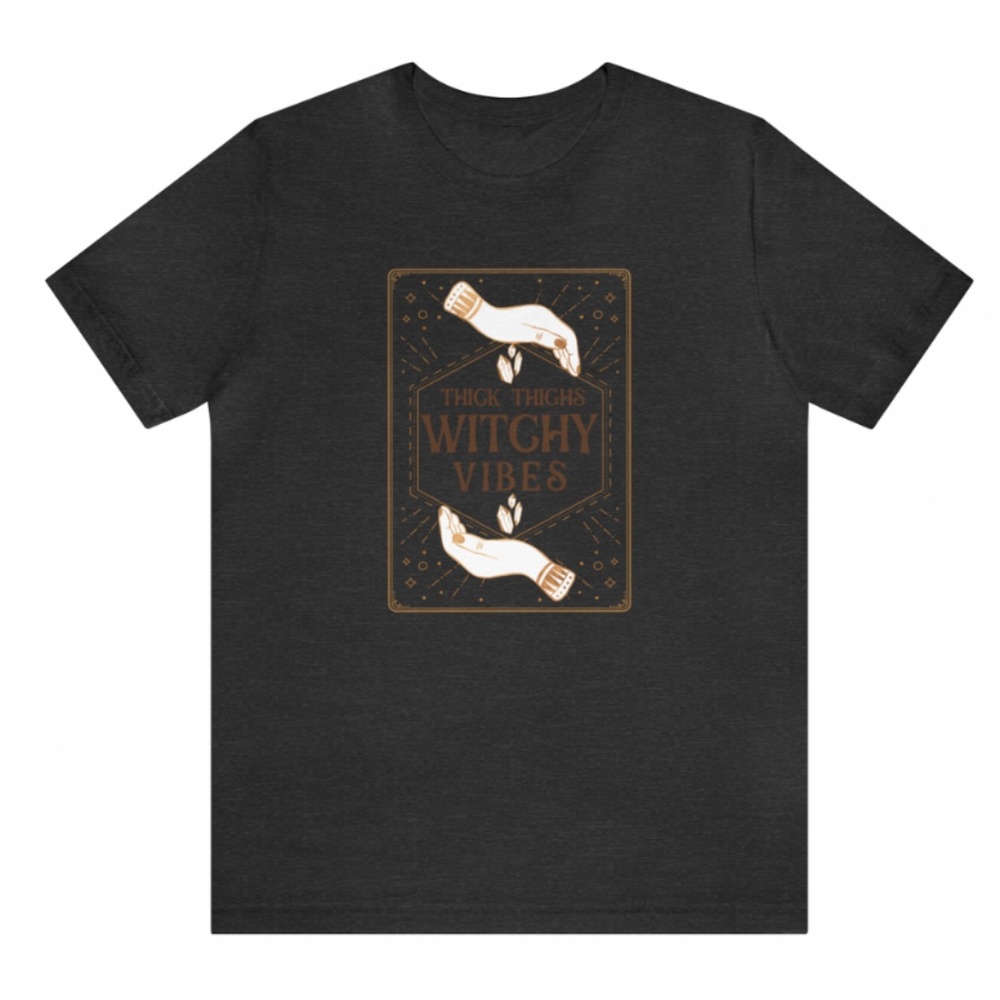 Thick Thighs Witchy Vibes Women's Jersey Short Sleeve Tee